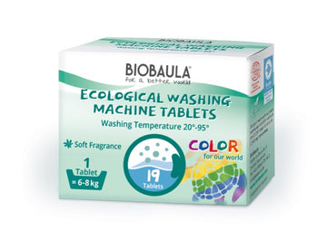 BioBaula miljøvenlige vasketabs til tøj vask (COLOR)