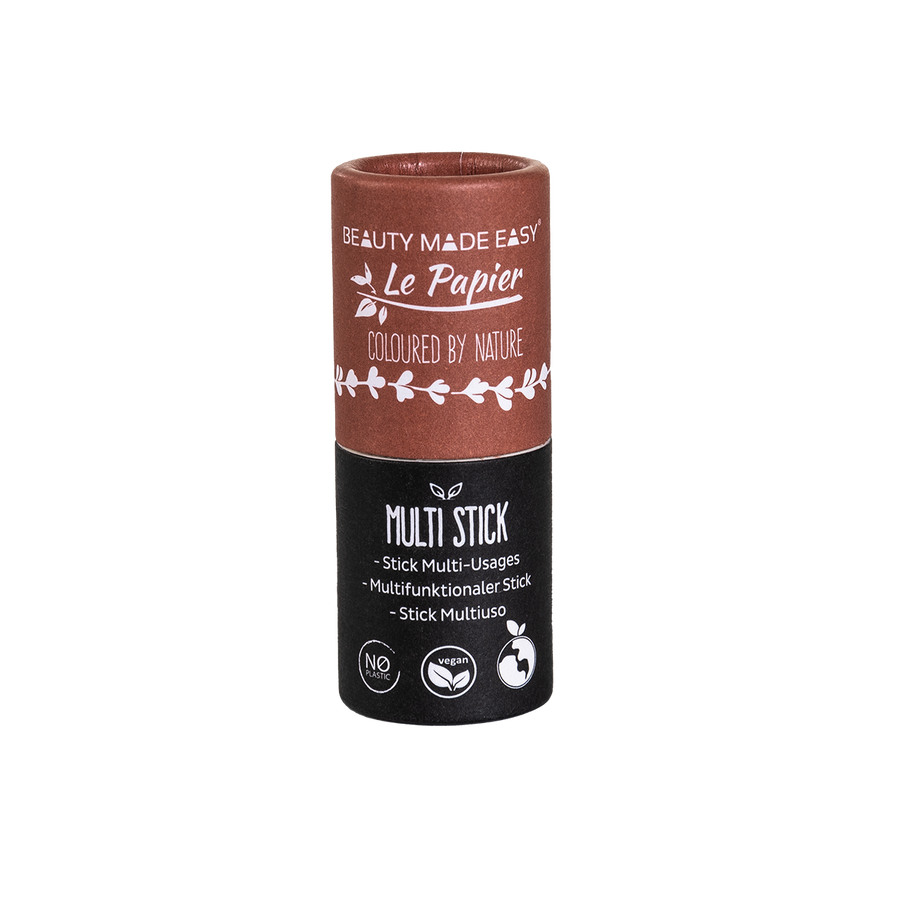 Paper tube Multistick 02 Lip & cheek - BROWN (6g)